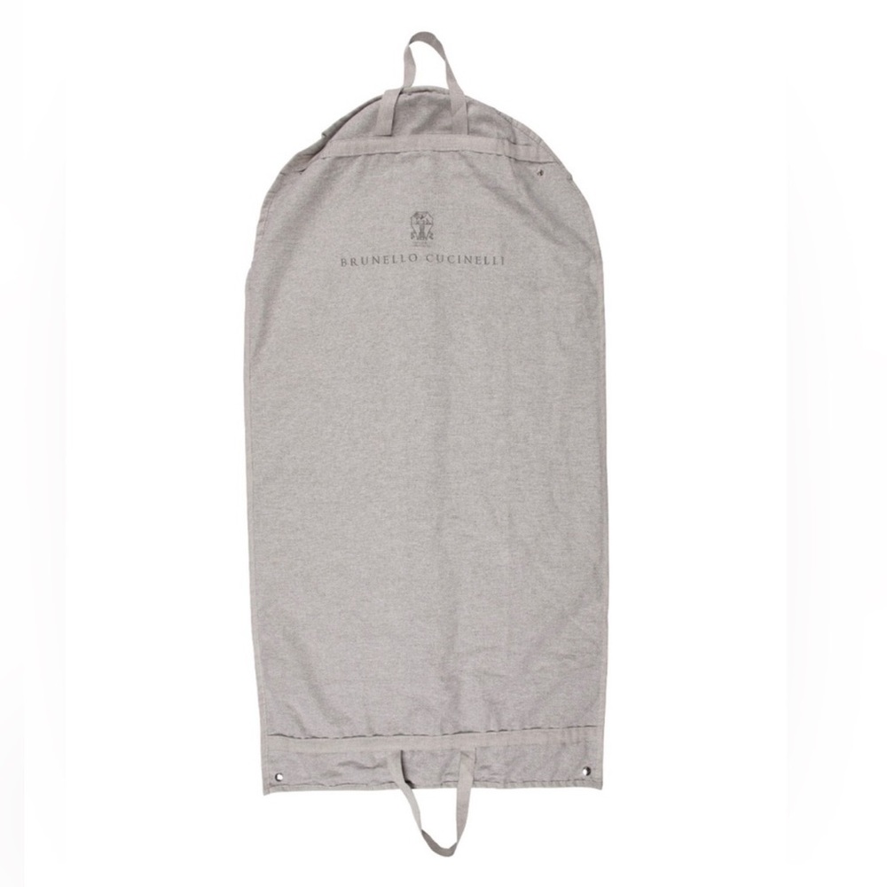 💓 NEW 💓 Brunello Cucinelli Garment bag grey heavy cotton